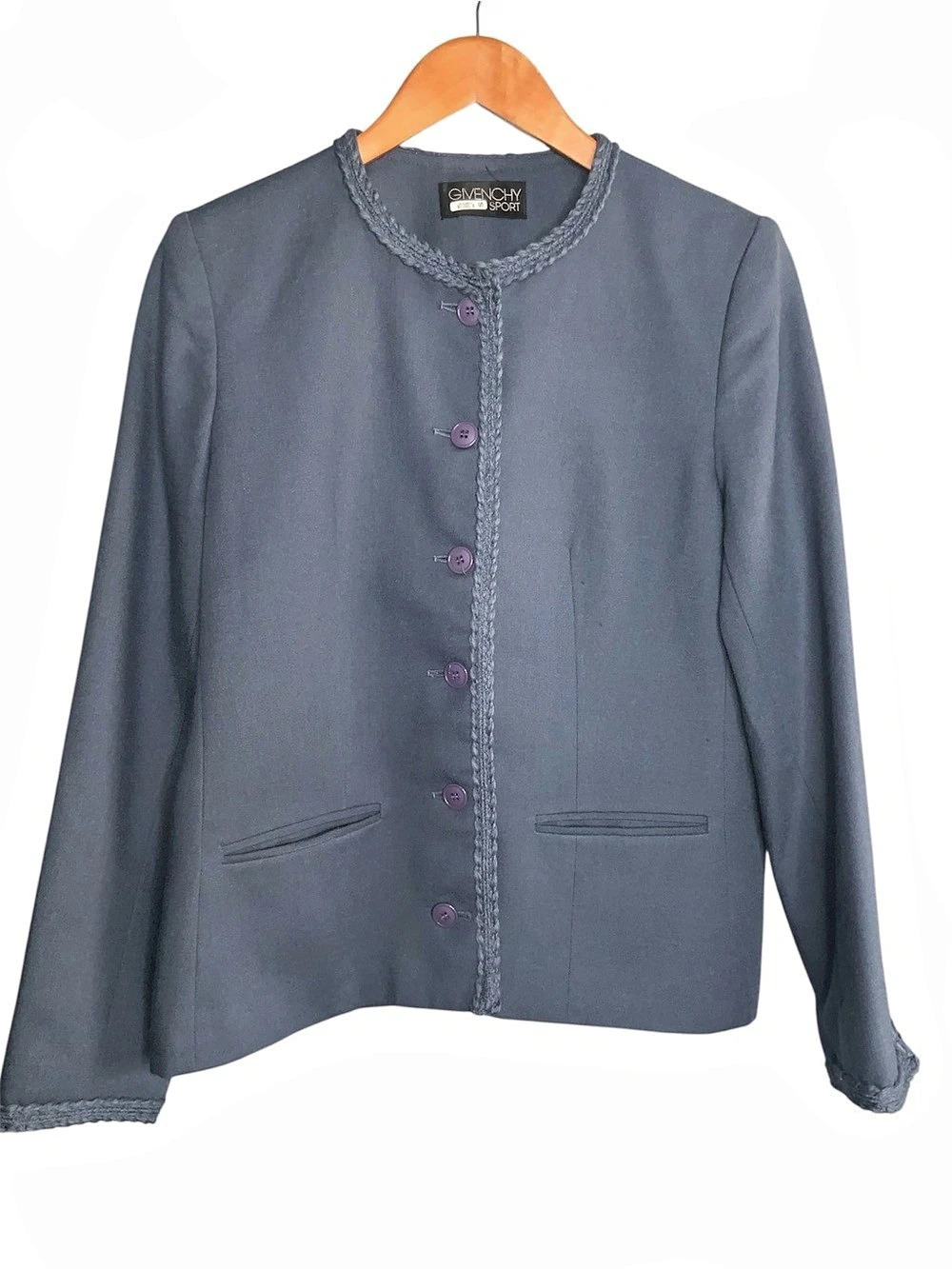 Givenchy Sport Wool Blazer & Suit Jackets Gray Size M